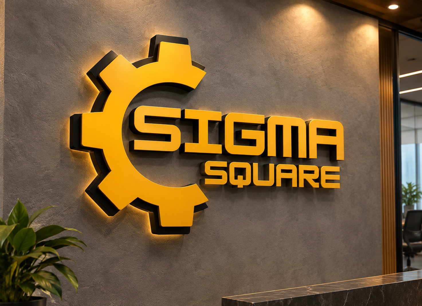 Sigma Square 3D Logo